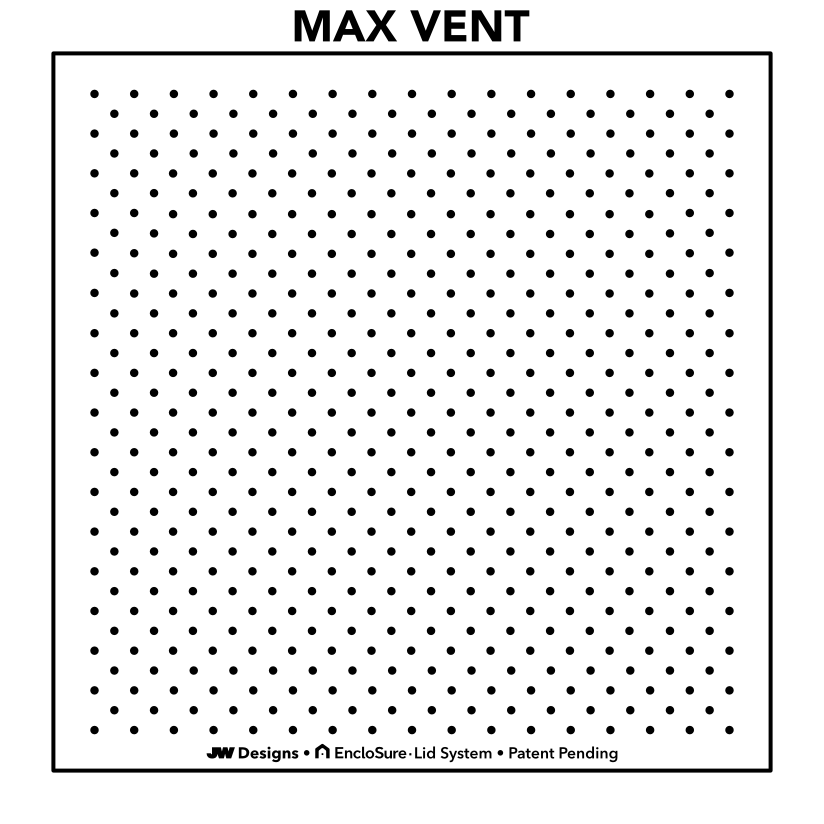 EncloSure™ Enclosure Lid System – For Use On Exo Terra PRO – 12″ × 12″