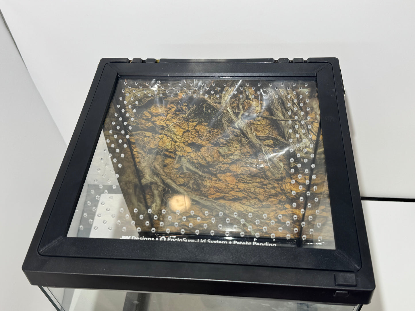 EncloSure™ Enclosure Lid System – For Use On Exo Terra PRO – 12″ × 12″