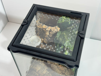 EncloSure™ Enclosure Lid System – For Use On Exo Terra Natural – 8″ × 8″