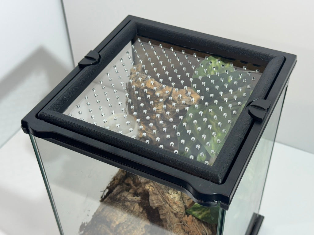EncloSure™ Enclosure Lid System – For Use On Exo Terra Natural – 8″ × 8″