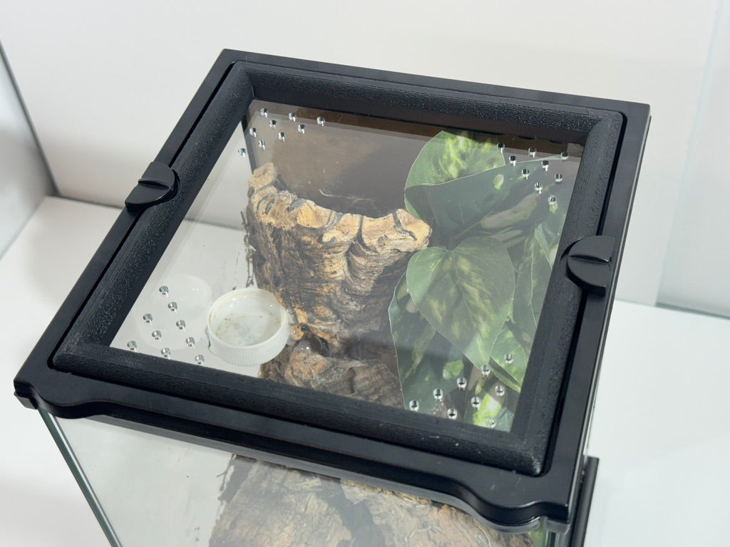 EncloSure™ Enclosure Lid System – For Use On Exo Terra Natural – 8″ × 8″