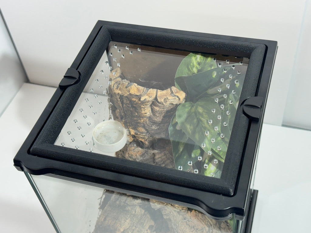 EncloSure™ Enclosure Lid System – For Use On Exo Terra Natural – 8″ × 8″