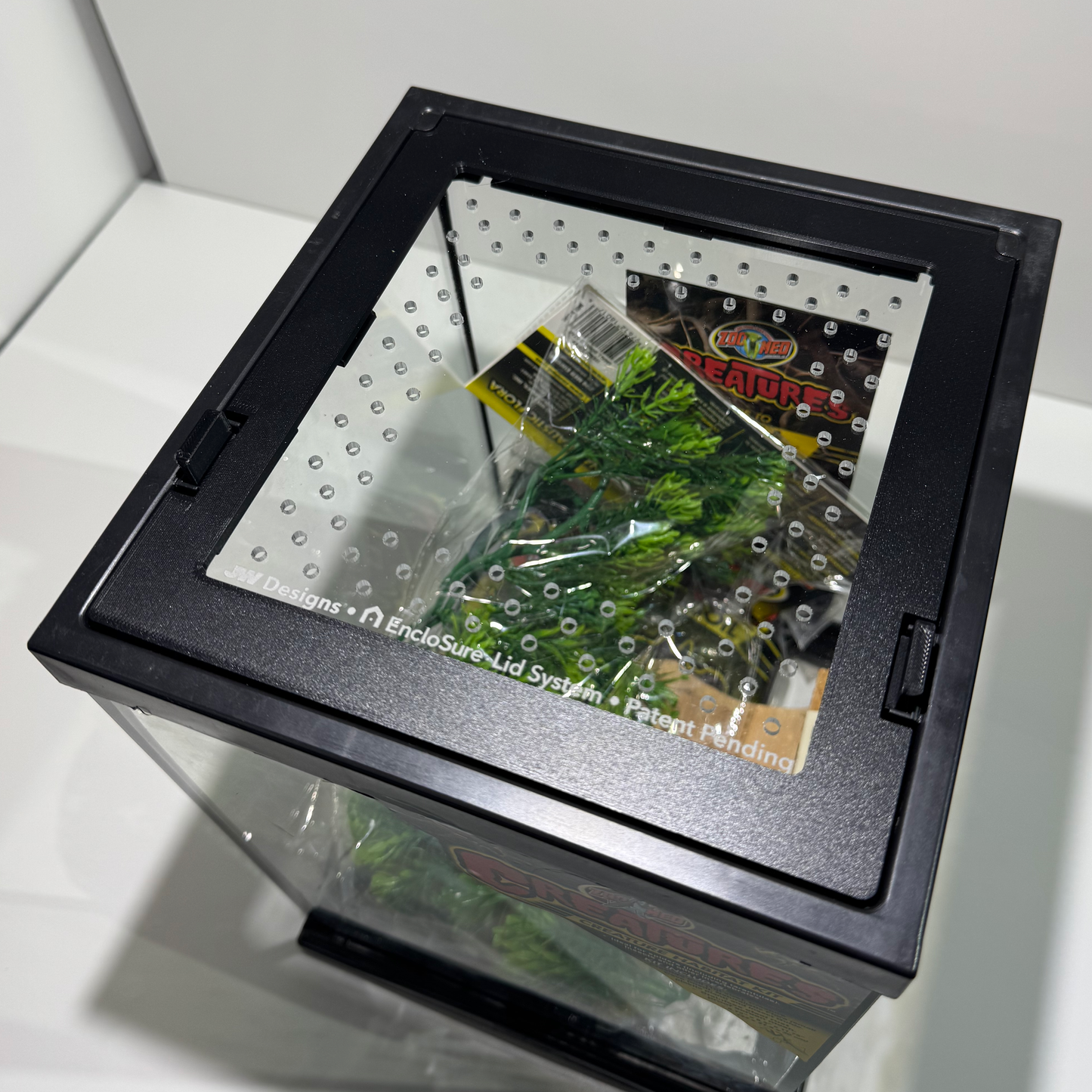 EncloSure™ Enclosure Lid System – For Use On Zoo Med Creatures™ 8″ × 8″