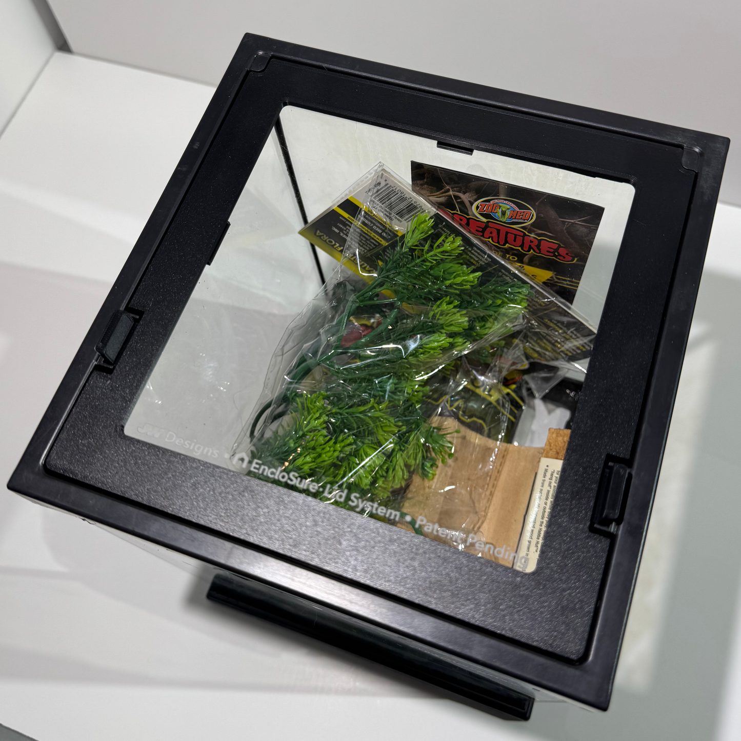 EncloSure™ Enclosure Lid System – For Use On Zoo Med Creatures™ 8″ × 8″