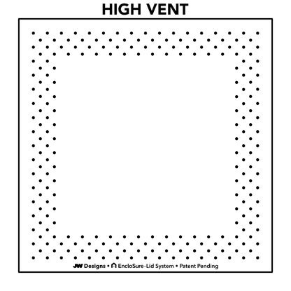 EncloSure™ Enclosure Lid System – For Use On Zoo Med Creatures™ 12″ × 12″
