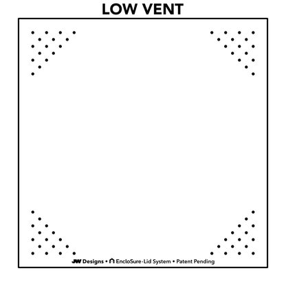 EncloSure™ Enclosure Lid System – For Use On Zoo Med Creatures™ 12″ × 12″