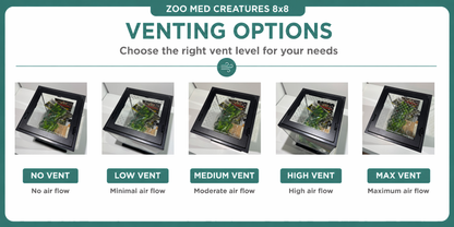 EncloSure™ Enclosure Lid System – For Use On Zoo Med Creatures™ 8″ × 8″