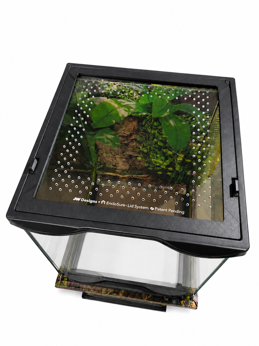 EncloSure™ Enclosure Lid System – For Use On Zoo Med Creatures™ 12″ × 12″