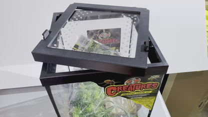 EncloSure™ Enclosure Lid System – For Use On Zoo Med Creatures™ 12″ × 12″