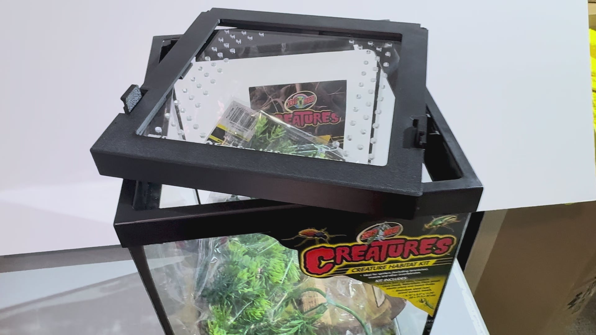 EncloSure Replacement Lid for Zoo Med Creatures 8×8 | JW Designs